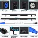 LED Stage Pixel Light Bar,60W 90 LEDs RGB DMX DJ Stage Wash Light Bar Side with Screw Seamless Stitching Design DMX Lights Strip for Event Stage Club Party Show Wedding Lighting 2Pack