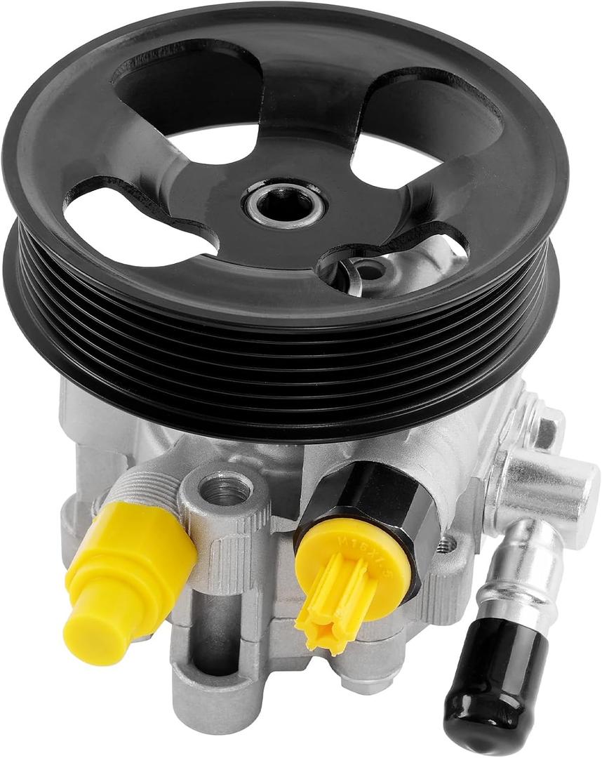 Power Steering Pump, with pulley, Compatible with Toyota Camry (2007-2011) & Avalon (2005-2012),for 3.5L V6 2GR-FE Engine, Lexus ES350 (2007-2012), Replaces 21-5498, 36P1012, 44310-33170