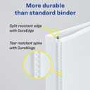 Avery® Heavy-Duty View 3 Ring Binder, 1" Slant Rings, 1 White Binder