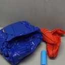 EagleStone Inflatable Floating Basketball Hoop - 47" Pool Toy for Kids Ages 4-8 & 8-12, 3 Basketballs/Pump, Summer Outdoor Water Game, Yellow