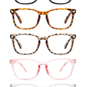 CCVOO Reading Glasses for Women/Men, Eyeglasses, Blue Light Readers for Women/Men, Computer Eye Glasses, Cheaters
5 PCS