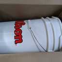 WILSON Sporting Goods Ball Bucket with Lid, White