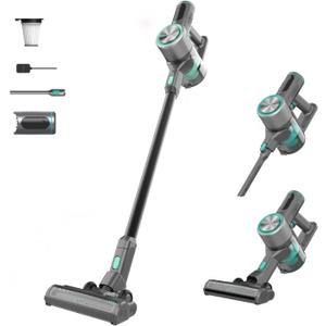 Wyze Cordless Vacuum Cleaner with 20000Pa Powerful Suction, Lightweight Stick with HEPA Filter, 300W Powerful Brushless Motor, 40mins Runtime in Eco Mode, for Home Hard Floor Carpet Pet Hair