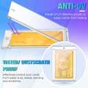 SATINIOR 200 Pcs Clear 100 Pt Magnetic Card Holders for Trading Cards