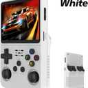 R36S Handheld Game Console, Retro Game Console with 3.5in IPS HD Screen, Video Game Consoles with 64GB Memory, UltraLong Standby Time, Perfect for Travel & Outings, Gift for Adults Teens Kids (Black)