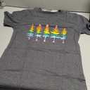 TUPOSU Gay Pride Shirts for Women Lesbian Rainbow Tree T-Shirts Queer LGBTQ Equality Tee Top, Medium