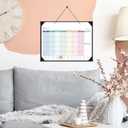 Desk Calendar 2026-12 Monthly Large Desk Calendar 2026, 22" x 17", Jan. 2026 - Dec. 2026, Corner Protector, Large Ruled Blocks - Colorful Lump