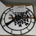 20inch/50cm Large Tree of Life Wall Clocks for Living Room Decor,Bedroom,Battery Operated Metal Big Decorative Silent Non Ticking Wall Clock for Farmhouse(Tree of Life, 20 inches)