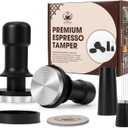 Espresso Tamper 53mm  Fits 54mm Breville Sage Portafilter  Compatible With Barista Express, Bambino Plus, Barista Pro, Infuser  Spring Loaded Calibrated Self Leveling Coffee Tamper Tool