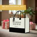 FORBIDDEN PAPER Christian Gifts for Women Tote Bag Inspirational Religious Gifts for Her Jesus Decor Shopping Travel Birthday Christmas Mom Sister Friend Coworker Bible Verse Handbag