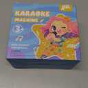 Upgraded Mini Karaoke Machine with 4 Wireless Microphones Toy for Kids, Birthday Gifts for Girls Boys, Portable MP3 Player for Ages 3, 4, 5, 6, 7, 8, 9, 10, 11, 12+ Year Old Party (Purple)