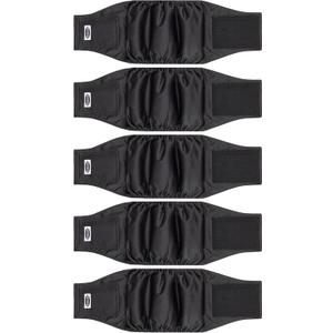 Male Dog Diapers, High Absorbing Dog Belly Bands for Male Dogs, Washable Reusable Dog Male Wraps(5 Pack) (X-Small)