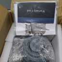 BAOSHISHAN Low Profile Bottle Jack 10 Ton Double Ram Jack 4-7/8'' to 8-7/8'' Lifting Range Hydraulic Jack Stubby Short Welded Bottle Jack