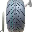 Scooter Tires 90/65-6.5 Tubeless Tire 11" Tubeless Fat Road Tire Scooter Tires 90/65-6.5 Tubeless Tire Mobility Scooter Tires Compatible With Dualtron Zero 11x Kaabo Scooter (90/65-6.5 Road tire)