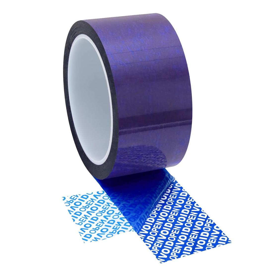 WELSTIK Tamper Evident Security Tape, Tamper Tape Blue,Transfer Tamper Proof Security Void Tapes (Blue, 1.88 inch x 55 Yards)