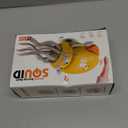 Pbooo Dancing Octopus Toys, Tummy Time Toys, Dancing Squid Baby Toys with LED Lights, Rechargeable Crawling Octopus Toy for 6-12 12-18 36 Months 1 Year Old, Interactive Moving for Boys Girls