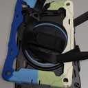 Case for Galaxy Tab A9 Plus 5G/ A9+ (11 Inch) with HD Screen Protector, Shoulder Strap, 360 Stand, Hand Strap |15ft Drop Protection| Case for Samsung Tablet A9 Plus SM-X210/X216/X218 for Kids (Blue/Black)