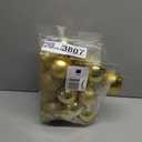 Gold Christmas Balls Ornaments for Xmas Tree, 30Pcs 60mm Shatterproof Christmas Tree Decorations, 2.36" Hanging Balls Christmas Baubles, Xmas Ball Decorations Set, Christmas Tree Baubles Garland Decor