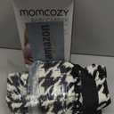 Momcozy Baby Carrier - Ergonomic, Cozy and Lightweight Carrier for 7-45lbs, Effortless to Put On, Ideal for Hands-Free Parenting, Enhanced Lumbar Support, Houndstooth