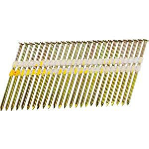 BHTOP 3 1/4 Inch Framing Nails, 21 Degree EG Smooth Shank Plastic Collated Nails for Framing Nailer, 3 1/4 x .131,(500 per Box)