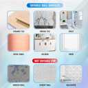 2 x Transparent Wall Hooks for Hanging - Wall Door Stick On /Extra Strong Sticky Hook for Hanging Coat, Clothes, Towel, Keys, Kitchen Utensils and Much More - 22lb(Max) - Pack of 20 (20, Medium Hooks)