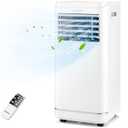 10000 BTU Portable Air Conditioner, Personal AC Unit with Dehumidifier & Fan Mode, Sleep Mode, 24H Timer, LED Display, Child Lock, Remote Control, Cool Rooms up to 350 Sq.Ft (10000BTU)