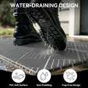 Welcome Door Mat Outside Non-Slip Durable Waterproof Grey 24"x35", 24''x36''