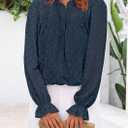 PRETTYGARDEN Women's Lace Long Sleeve Button Down Blouse (S)