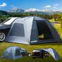 WildFinder SUV Tent, Rectangle Car Tent for Family, Waterproof & Windproof for Car Camping, Large Camping Tents with Storage Bag, SUV, Van, Jeep