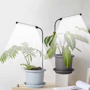 Grow Light 2 Pack, 6000K Full Spectrum Gooseneck Growing Lamp for Indoor Pot Plants Bonsai/Plant/Houseplants, Dimmable & Auto Timer 4 8 12H