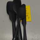 Anaeat Silicone Spatula Set of 5 - Seamless One-Pieces Design, Non-Stick Rubber Spatulas Kitchen Scraper Flexible for Easy Baking, Cooking, Scraping & Mixing, Heat Resistant & Dishwasher Safe