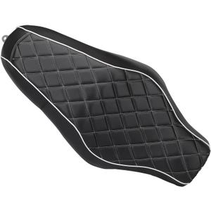 LKV Motorcycle 2-Up Driver Passenger Seats Front Driver Rear Cushion Pad Compatible with Harley Sportster Iron 883 1200 XL XR 48 72 Custom 2014-2016, Diamond