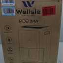 Most Efficient Energy Star Dehumidifier, Wellsle 52 Pints Dehumidifier for Basement and Home, Smart Humidity Adjustment with 1.59 Gal Water Tank and Drain Hose 42dB Quiet Operation for Bedroom