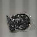 BESKAR Small Clip on Fan, 3 Speeds USB Fans with Strong Airflow, Clip & Desk Fans USB Plug in with Sturdy Clamp - Ultra Quiet operation for Office Dorm Bedroom Stroller (Dark Black)