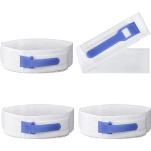 4pcs Foley Catheter Leg Straps, 24.8x1.97in/63x5cm Anti Slip Polyester Urinary Catheter Holder Legband Band for Drainage Bag Secure Tube Stabilization Securement Device and Comfortable Wear Supplies