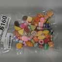 50Pcs Miniature Food Drinks Bottle Soda Pop Cans, Pretend Play Mini Kitchen Game Party Accessories Toys Hamburg Cake Ice Cream for 1/12 Doll House