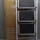 Step Ladder, 3 Sturdy Step Stool with Anti-Slip Pedal & Comfortable Handrail, Portable Heavy Duty Step Stool for Kitchen, Garage & Outdoor Use, 330lbs, Black