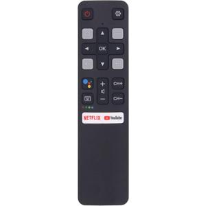 TCL TV Remote Control Replacement RC802V FNR1 for TCL Android Remote 4K Smart TV 50S434 55S434 75S434 40S330 70S430 32S334 55S435 50S435 43S434 32S6500A [NO Voice Function]