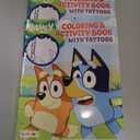 Bluey Tattoos Party Favors Set - 100+ Temporary Tattoos for Kids, Boys, Girls Featuring Bingo, Bandit, Chili | Bluey Party Supplies Pack