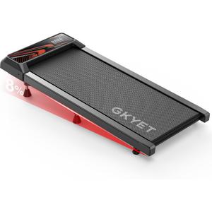 Walking Treadmill Pad with 8% Incline for Home, Under Desk Treadmill for Home Office, 2.5HP Quiet Portable Walking Mat, 265 lbs Capacity, Compact Treadmill for Small Spaces with 15" x 35.4" Belt