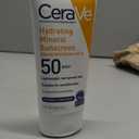 CeraVe 100% Mineral Sunscreen SPF 50 with Zinc Oxide & Titanium Dioxide, Hyaluronic Acid & Ceramides, Oil Free & Non-Greasy, Hydrating Mineral Sunscreen For Body, 5 oz