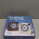 Desktop CD Player Bluetooth with HiFi Dual Speaker, CD Player for Home with Remote Control,Dust Cover,LCD Display,Sleep Timer,EQ Sound,USB/AUX/3.5mm Earphone Jack for Home,Kids,Gift (White)