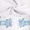 Spring Kitchen Towels Wildflower Print Dish Towels for Kitchen Bathroom Housewarming Gift (2, Embroidered Ball Pattern)