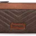 Montana West Wrangler Wallet Women Slim Bifold Wallet Women Minimalist Wallets, Card Cases & Money Organizers Ladies Female Travel Wallets with Smooth Zippers (Brown - Coffee)