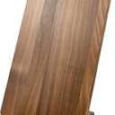 Clipboard Walnut Wood, Letter Size Clip Board with Stand, 1.54Lbs, 12.6 x 8.7 in Idea for Menu and Memos Display, Office Supplies School Classroom Homeschool Essentials Teacher Gifts Self-Service