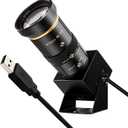 SVPRO 5MP 30FPS USB Camera with 5-50mm Telephoto Lens, 10X Optical Zoom Manual Focus Webcam for Macro & Long Distance, Low Light Computer Camera with IMX335 Sensor for Windows, Mac-OS, Linux, Andorid