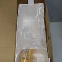 yarlung 2 Pack Bedside Organizer Hanging Caddy, Bunk Bed Shelf Plastic Storage Basket with Hooks for Dorm, Bathroom Handrail, Remote Holder, Bottles, Office Supplies