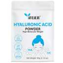 Hyaluronic Acid Powder | High Molecular Weight Hyaluronic Acid Serum Powder | 60g(2.12oz) Cosmetics Grade | Sodium Hyaluronate HA | LMW HMW Hyaluronic Acid ingredient for DIY Serums