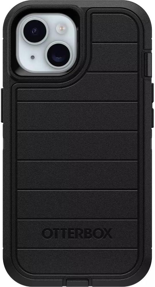 OtterBox iPhone 17e & iPhone 16e (Only) - Defender Series Case - Black - Case Only - Rugged & Durable - with Port Protection - Microbial Defense Protection