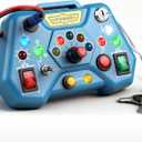 Toddler Busy Board for 2-4, Montessori Sensory Board, Sensory Toys for Toddlers 1-4 Year Old, 18 Month Old Toys, Toy for 2 Year Old Boy, One Year Old Boy & Girls Birthday Gift